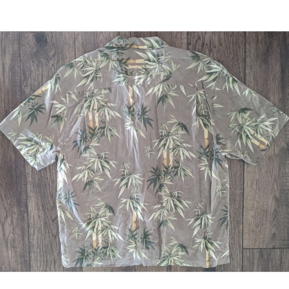Jamaica Jaxx 100% Silk Relax Hawaiian Pin Up Stitched Camp Collar Shirt Mens XXL - Picture 10 of 12